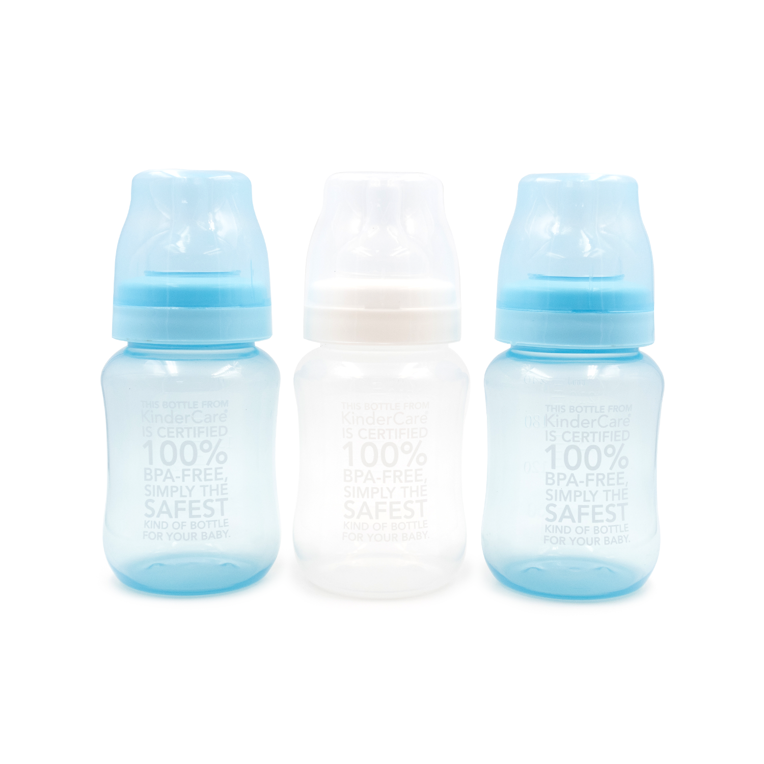 8oz BPA-Free Wide Neck Tinted Bottle (Set of 3)