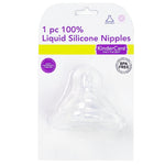 Load image into Gallery viewer, 1pc. Wide Neck Silicone Nipple (Medium Flow)
