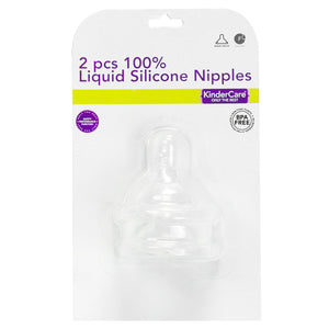 2pcs Wide Neck Silicone Nipple (Fast Flow)