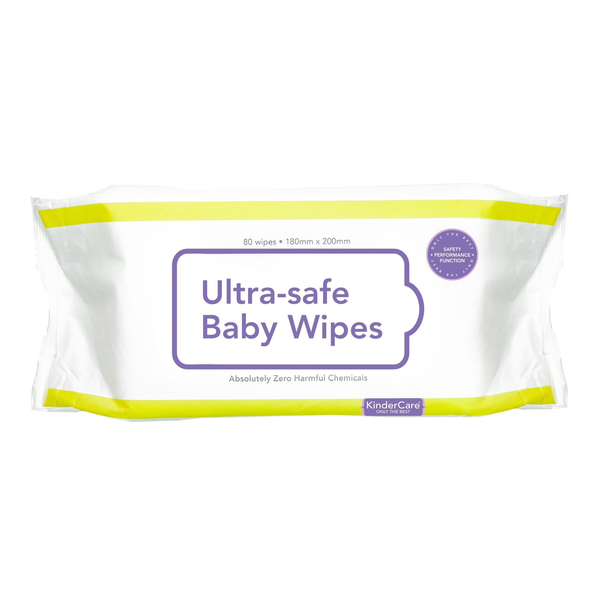 Ultra-Safe Baby Wipes (Pack of 80 Sheets)