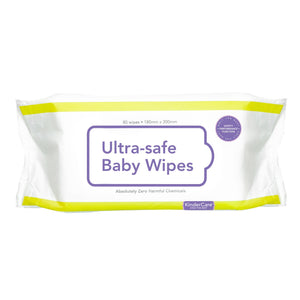 Ultra-Safe Baby Wipes (Pack of 80 Sheets)