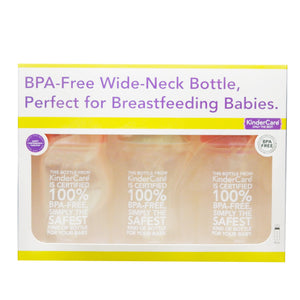 8oz BPA-Free Wide Neck Bottle (Set of 3)